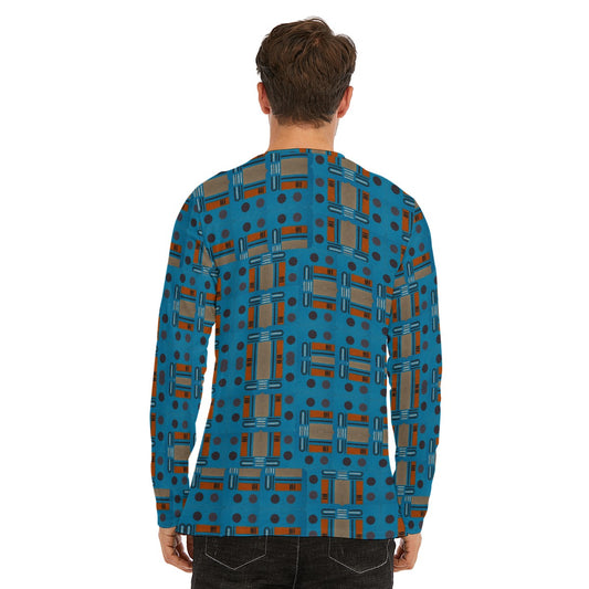 All-Over Print Long Sleeve T-Shirt | 190GSM Cotton