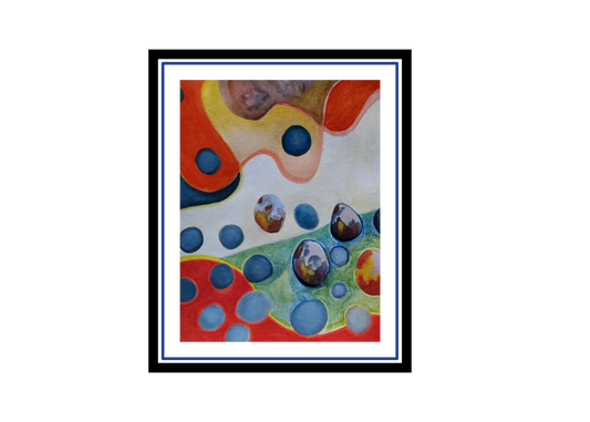 AHA PRINTS - Abstract Eggshells.