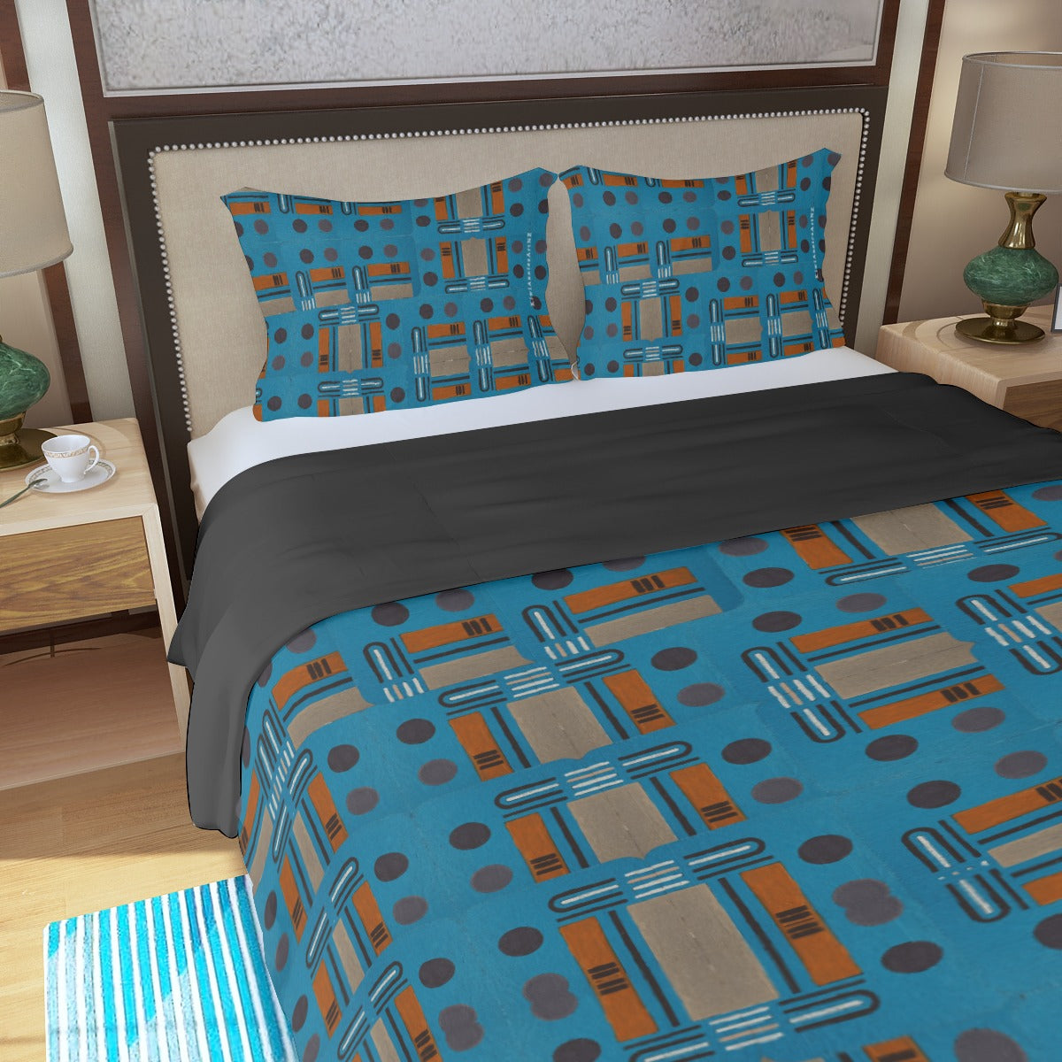 Domino Effect 5 - Three Piece Duvet Cover Set