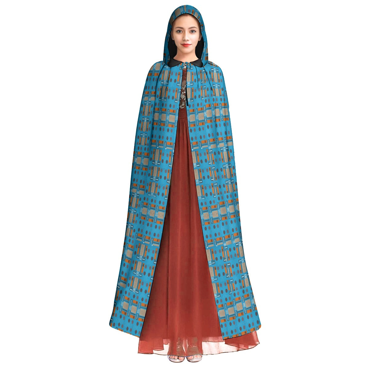 Domino Effect 2 - Universal Unisex Hooded Cloak | Microfiber