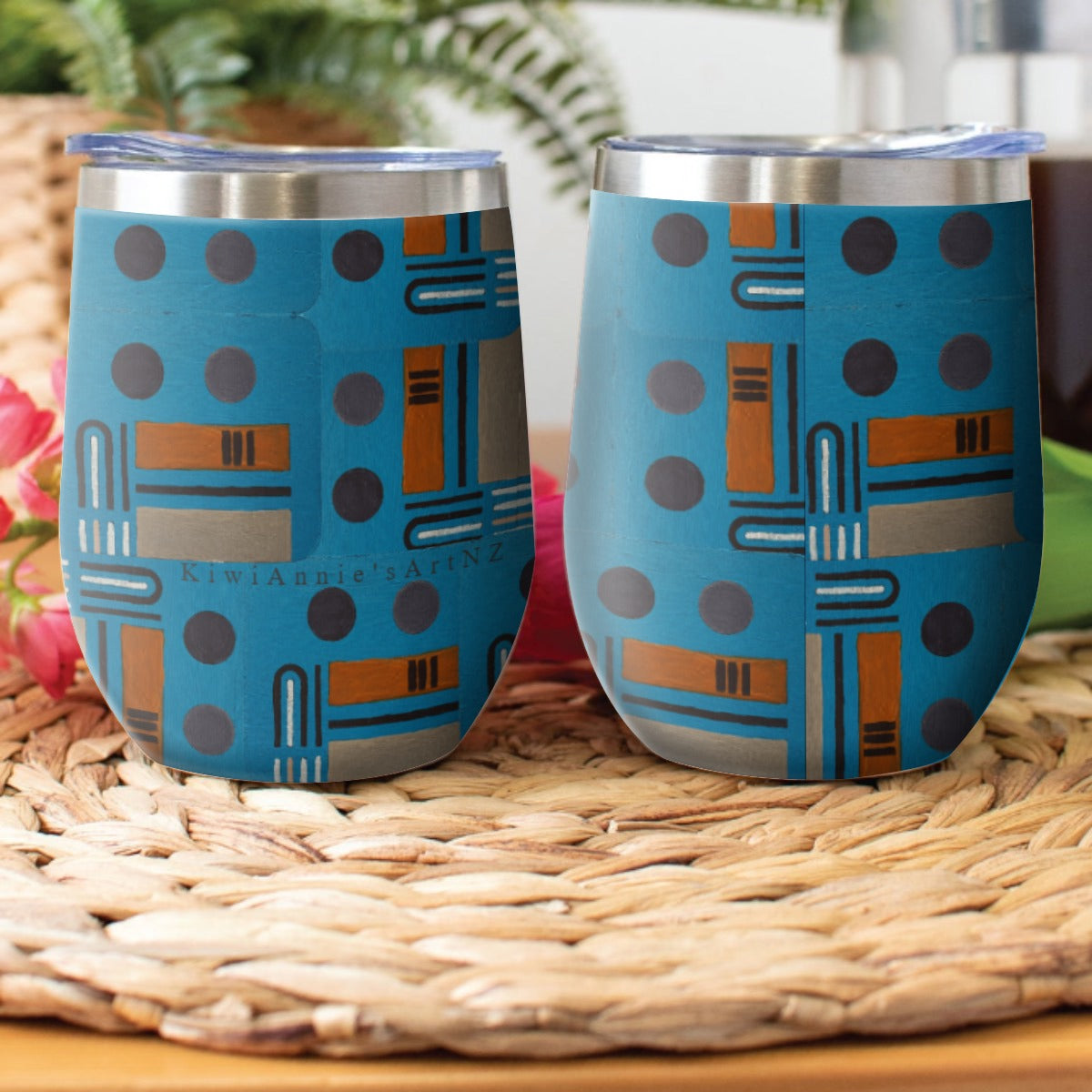 Domino Effect 7 - Stainless Steel Cup Wine Tumbler