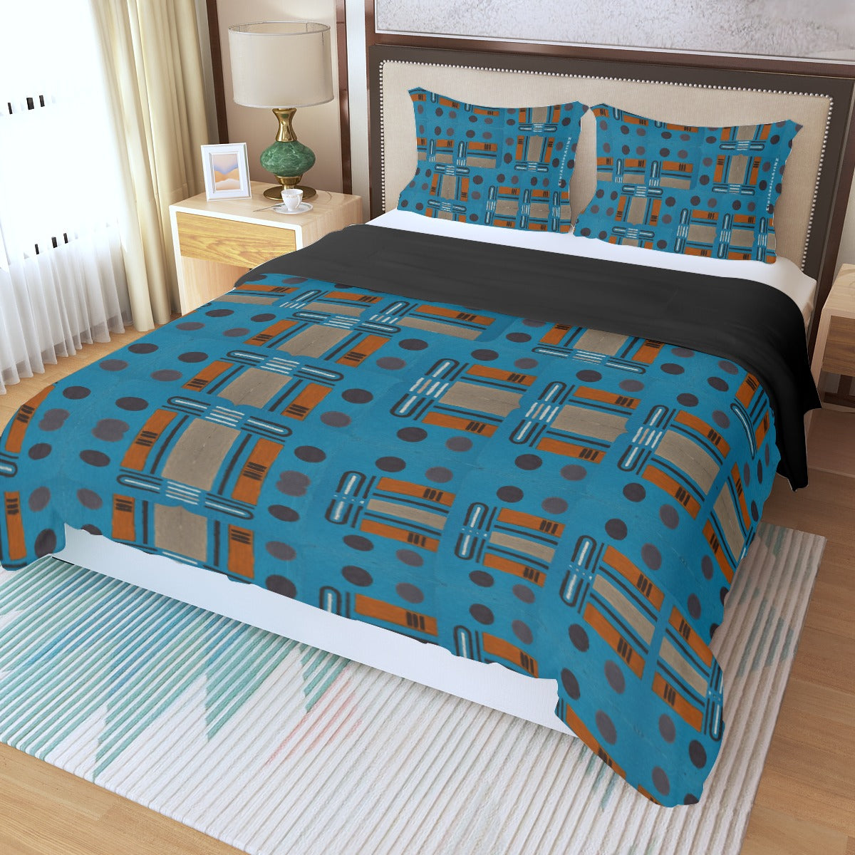 Domino Effect 5 - Three Piece Duvet Cover Set
