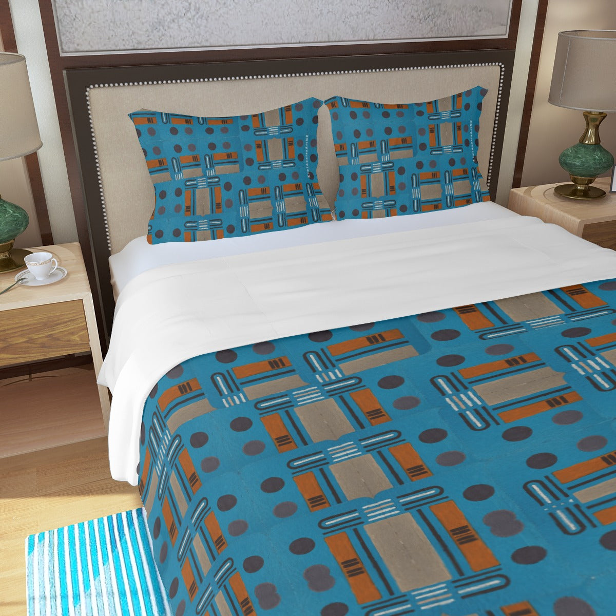 Domino Effect 5 - Three Piece Duvet Cover Set