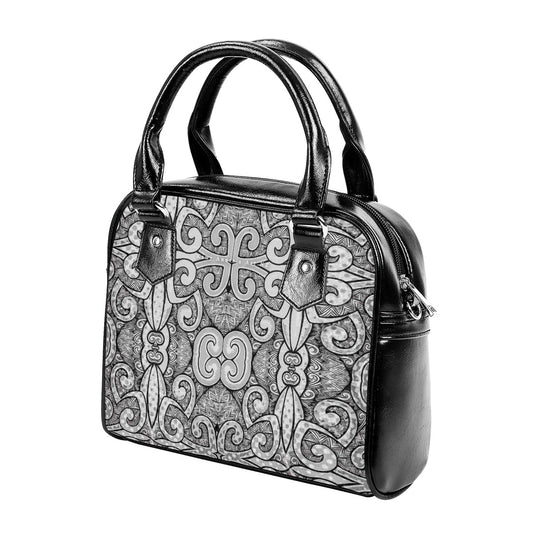 B&W Effect - Handbag With Single Shoulder Strap