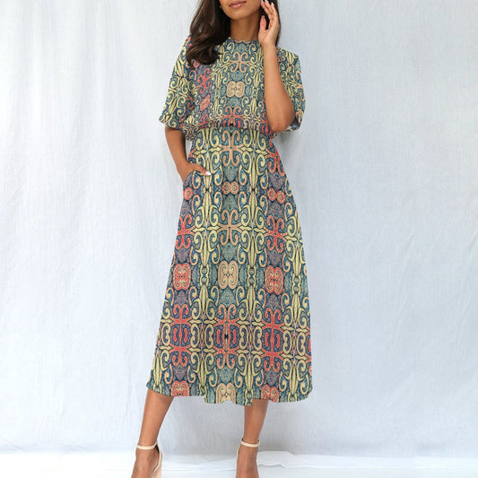 YGO Effect 2 - Fashionable Women's Elastic Waist Dress