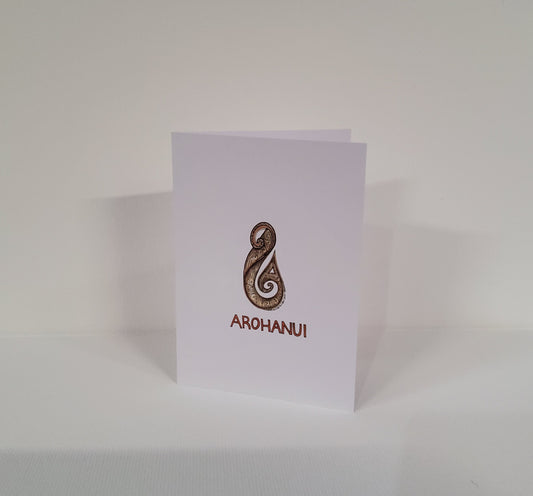 AHA AROHANUI CARDS - Matau Hook