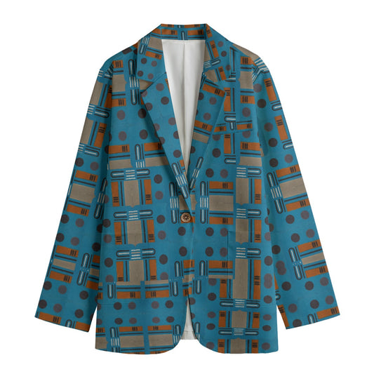 Domino Effect 2 - Women's Leisure Blazer | 245GSM Cotton