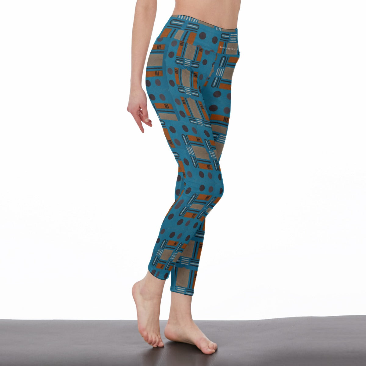 Domino Effect 2 - Women's High Waist Leggings | Side Stitch Closure