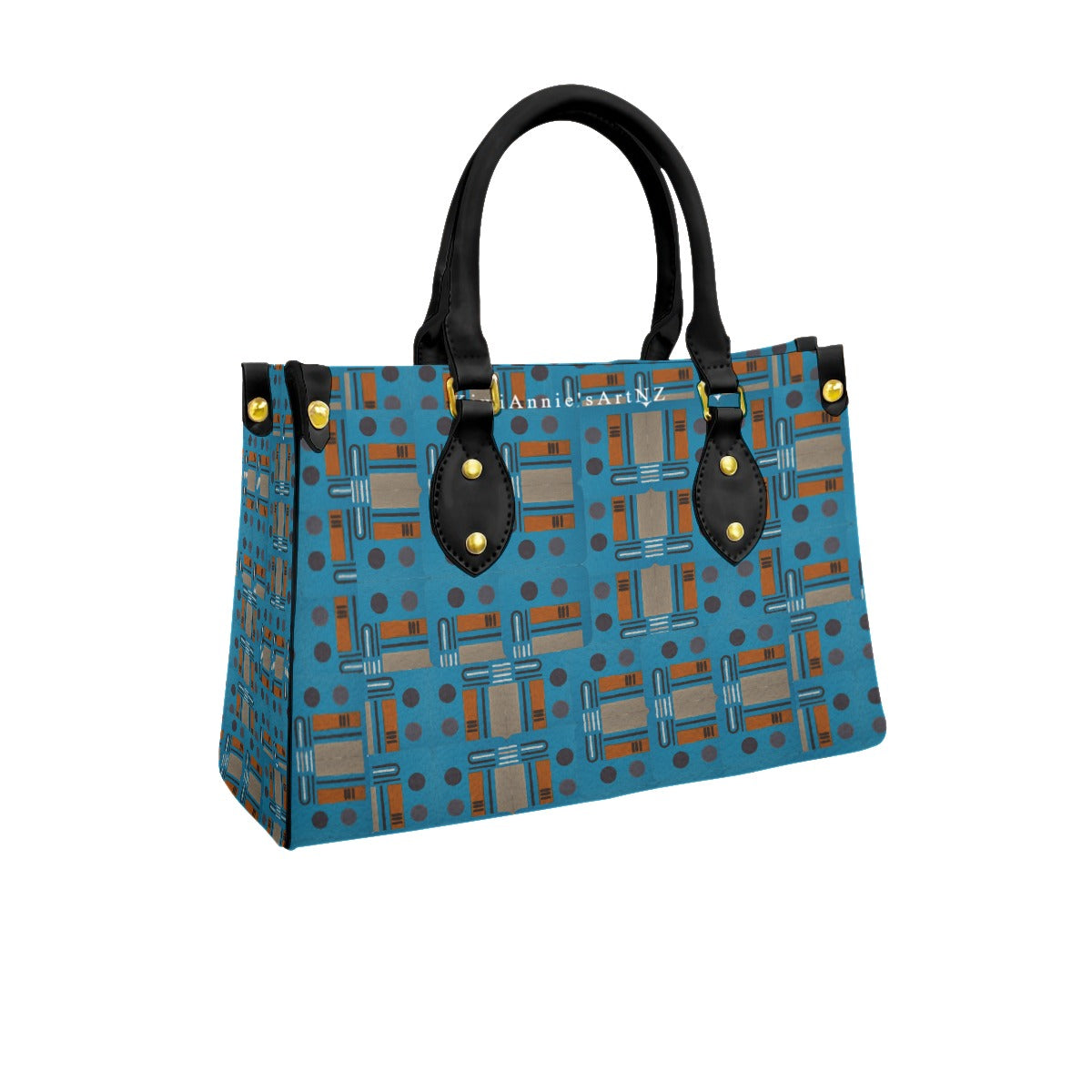 Domino Effect 3 - Women's Tote Bag With Black Handle